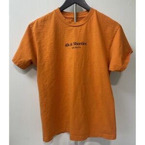 40s‎ & Shorties Graphic T-Shirt Mens Medium Orange Good S/S 2017 Logo Tee